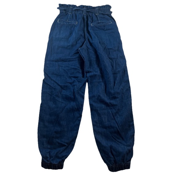 Polo Ralph Lauren Pants Women's 24 Tencel Linen Jogger Elastic Waist Belted - Picture 9 of 10